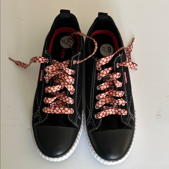 Levi's Shoes - Levi's Black Anikin‎ Canvas Sneakers